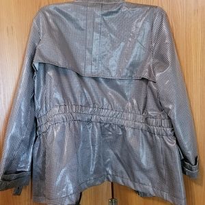 Erin London jacket,  sz large,  black and white pattern